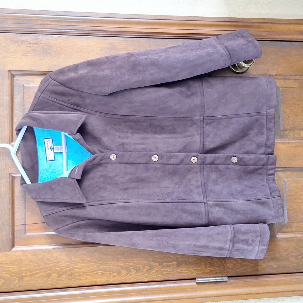 Caribbean Joe Sueded Fabric Jacket Size Medium